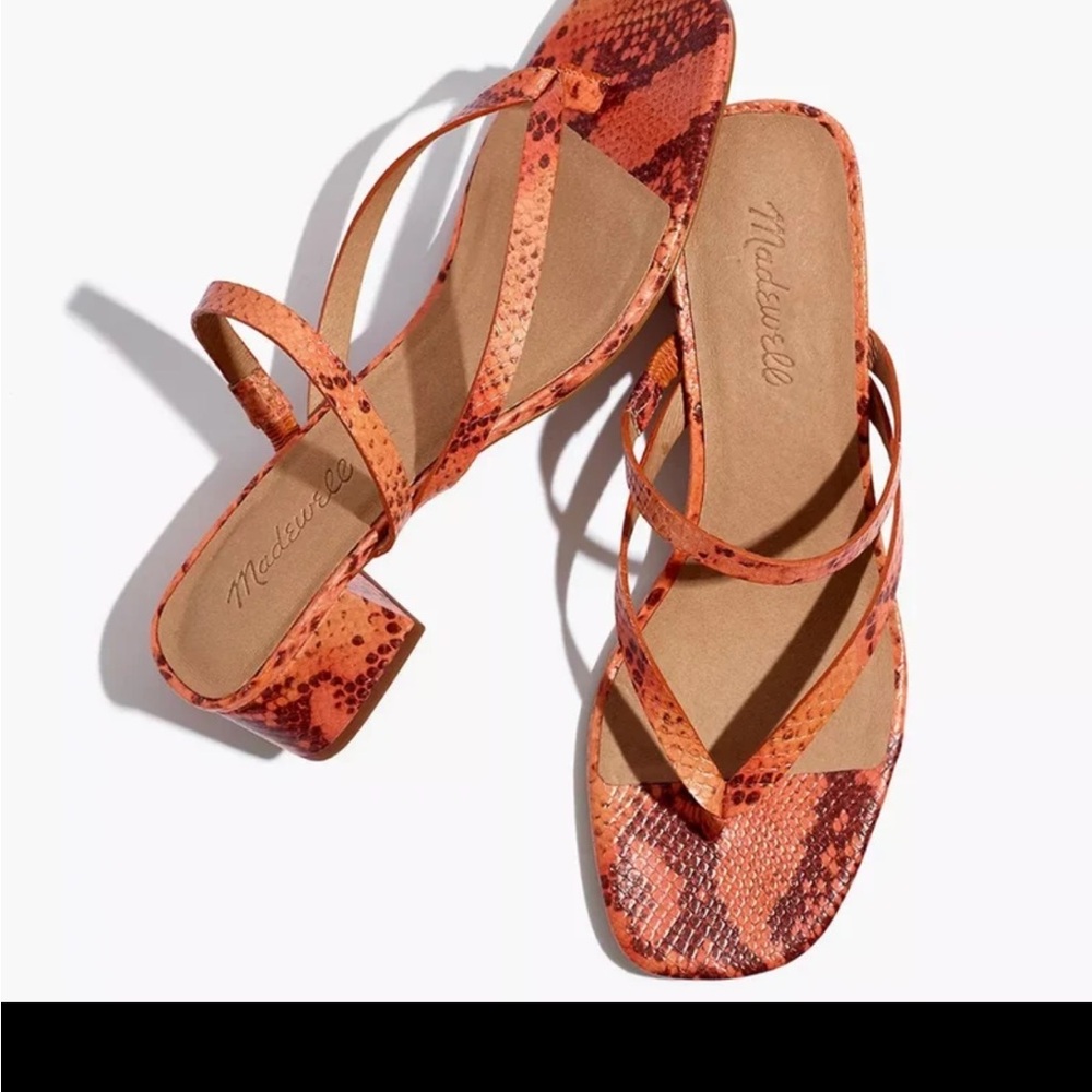 Madewell Sandal in Embossed Leather